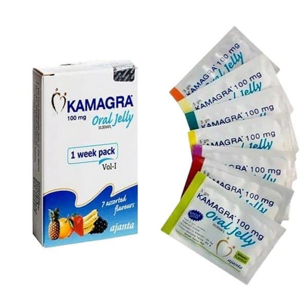 Kamagra Oral Jelly 100mg – Sildenafil 100mg